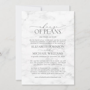 Marmer Wedding Date Uitstel Opslaan Datum Save The Date