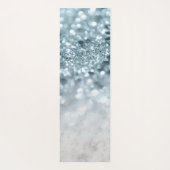 Marmer Winter Glitter Dream #1 Yogamat (Achterkant)