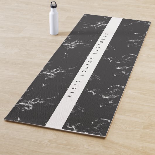 marmereffect gepersonaliseerd yoga mat (In situ)