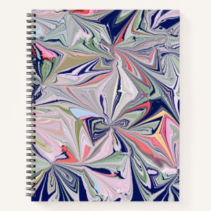 Marmeren abstract ontwerp notitieboek