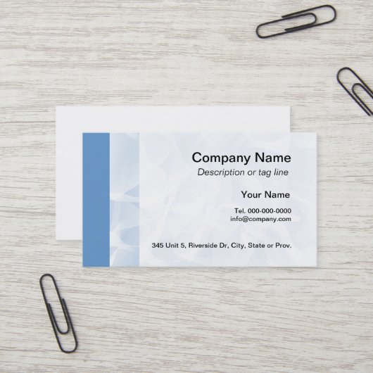 Marmeren achtergrond Business Card-sjablonen Visitekaartje (Voorkant / Achterkant in situ)