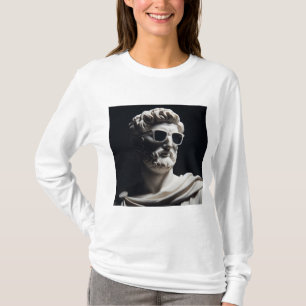 Marmeren buste t-shirt