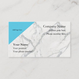 Marmeren clean look visitekaartjes