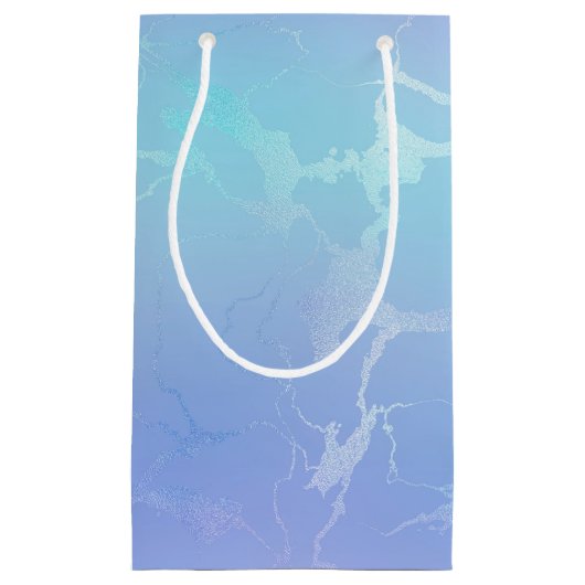 Marmeren design geschenkzak klein cadeauzakje (Voorkant)