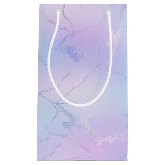 Marmeren design geschenkzak klein cadeauzakje (Voorkant)