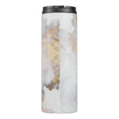 Marmeren edelsteen monogram thermosbeker (Achterkant)