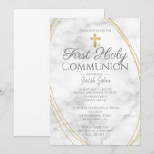 Marmeren Eerste Heilige Communie Kaart (Voorkant / Achterkant)