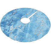 Marmeren Elegantie: natuurlijke geweven oppervlakt Kerstboom Rok (Gekanteld)