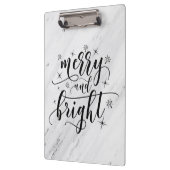  Marmeren Kerst Klembord (Links)