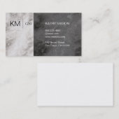 Marmeren kleurenblok visitekaartje (Voorkant / Achterkant)