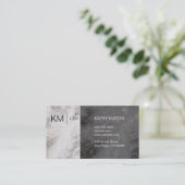 Marmeren kleurenblok visitekaartje (Staand voorkant)