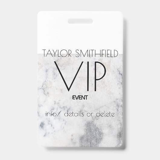 marmeren lint badge (Voorzijde)