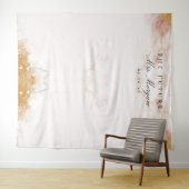 Marmeren Luxe Bruidsbezoek Achtergrond Fotohokje Wandkleed (In Situ (horizontaal))