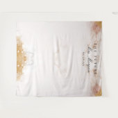 Marmeren Luxe Bruidsbezoek Achtergrond Fotohokje Wandkleed (Voorkant (horizontaal))