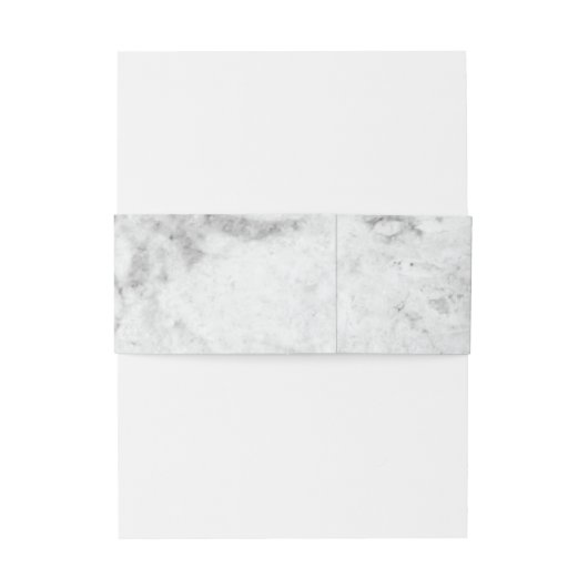 Marmeren monogram bruiloft uitnodiging buik band uitnodigingen wikkel (Achterkant Voorbeeld)