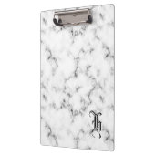 Marmeren monogram klembord (Links)