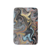 Marmeren Natuur Artwork Golden Glitter Badmat (Voorkant Verticaal)