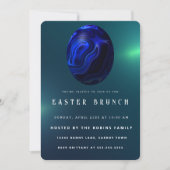 Marmeren Pasen Schattige Eieren Uitnodiging (Voorkant)