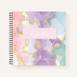 Marmeren Pastel Waterverf Selflove Journal notitie Notitieboek