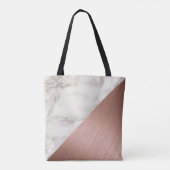 Marmeren Roos Gouden MONOGRAM Canvas tassen (Achterkant)