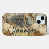 Marmeren steen 15 iPhone / iPad hoesje (Achterkant (horizontaal))