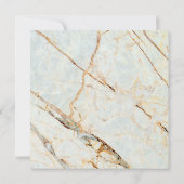 Marmeren stenen bruiloft Uitnodiging (Achterkant)