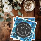 Marmeren ster van David Custom B'nai Bat Bar Mitsw Servet