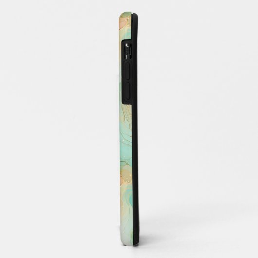 Marmeren terracotta en jade Case-Mate iPhone case (Achterkant/links)