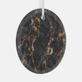 Marmeren textuur: Elegante steenoppervlakte. Glas Ornament (Voorkant Rechts)