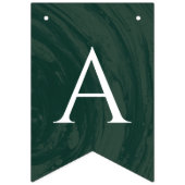 Marmeren verlovingsfeest versiering slinger - Groe Vlaggetjes (Derde vlag)