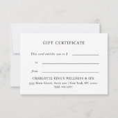 MARMEREN WIT-ZILVEREN SALON CADEAUBON (Achterkant)