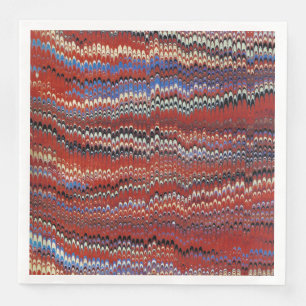 Marmering van boekeindpapier (meestal hersen) servet