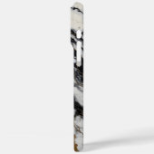marmering van zwart en goud Case-Mate iPhone case (Achterkant / Links)