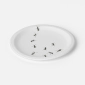 marmermieren papieren bordje (Gekanteld)