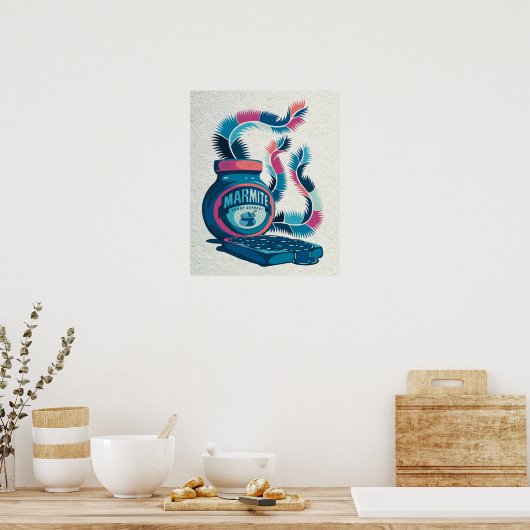 Marmite Stilleven - Groot Poster (Keuken)