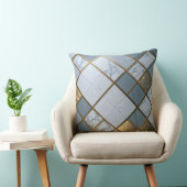 Marmor Gold Raster Luxus Geometrie Kussen (Stoel)