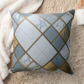 Marmor Gold Raster Luxus Geometrie Kussen (Deken)