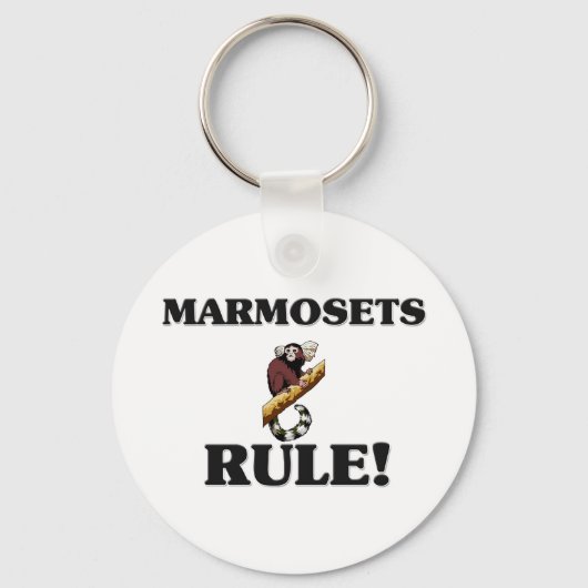 MARMOSETS-regel! Sleutelhanger (Voorkant)