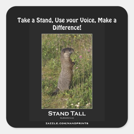 Marmot Motivatie Sticker (Voorkant)