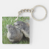 Marmot-sleutelketen Sleutelhanger (Achterkant)