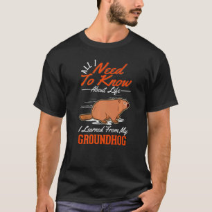 Marmot Woodchuck Groundhog T-shirt