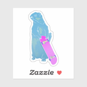 Marmot Woodchuck skateboarden Sticker
