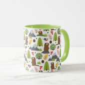 Marmots op een bergglade mok (Voorkant rechts)