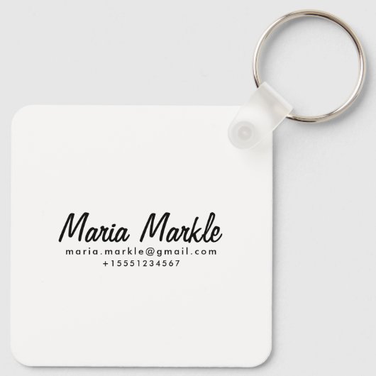 Marne-La-Vallée France Pastel Travel Sleutelhanger (Achterkant)