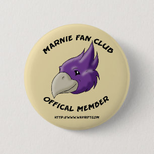 Marnie Fan Club Badge Ronde Button 5,7 Cm