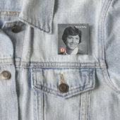 Marnie Kelty Vierkante Button 5,1 Cm (In situ)