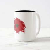 Maroc Carte Mug - Fière Design Marocain (Devant droit)