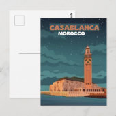 Maroc Cartes postales de voyage Art, casablanca Tr (Devant / Derrière)