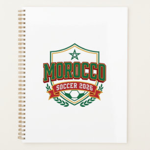 Maroc Football 2026 Football Gras Pays Typographie