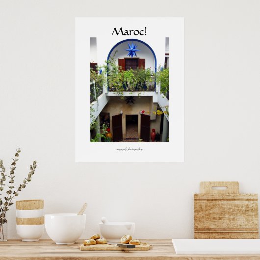 Maroc marocco poster (Keuken)